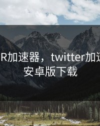 TWITTER加速器，twitter加速器免费安卓版下载